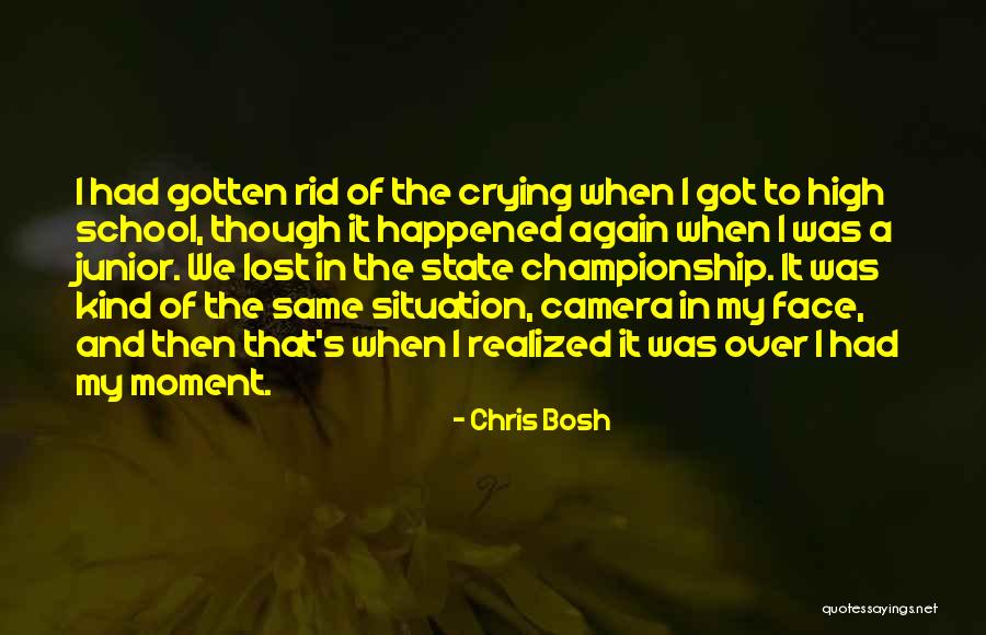High School Juniors Quotes By Chris Bosh High School Juniors Quotes By Chris Bosh