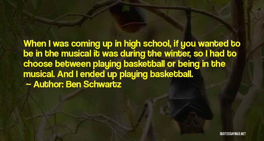 High School Musical Quotes By Ben Schwartz