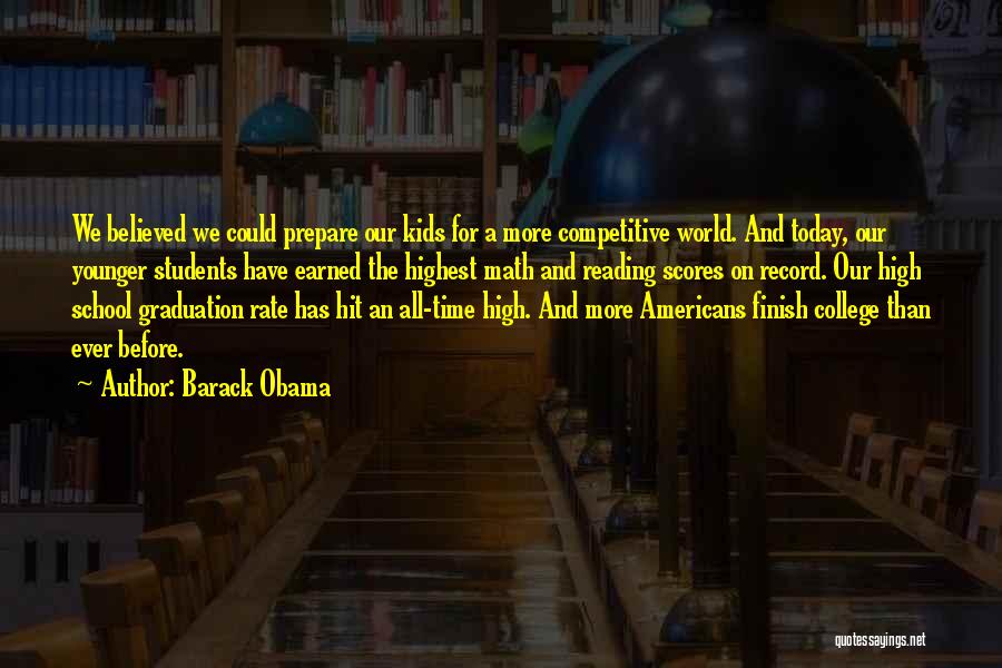 High Scores Quotes By Barack Obama