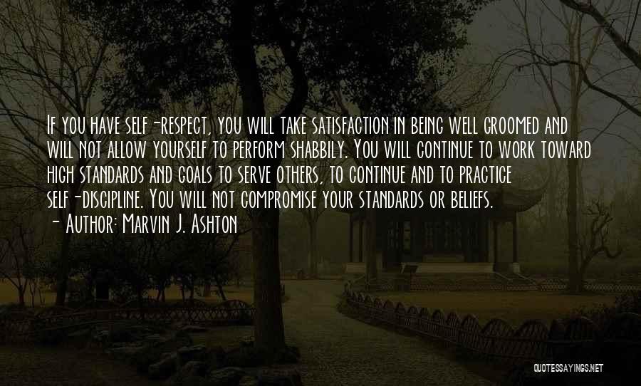 High Standards Quotes By Marvin J. Ashton