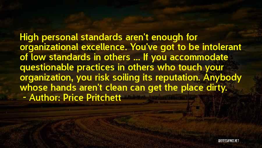 High Standards Quotes By Price Pritchett