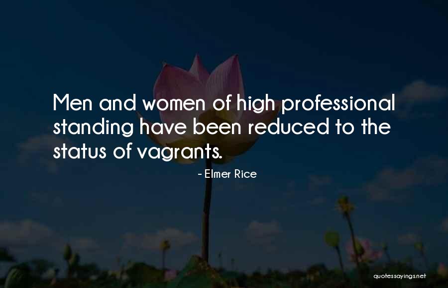 High Status Quotes By Elmer Rice