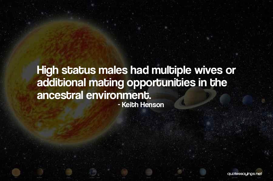 High Status Quotes By Keith Henson