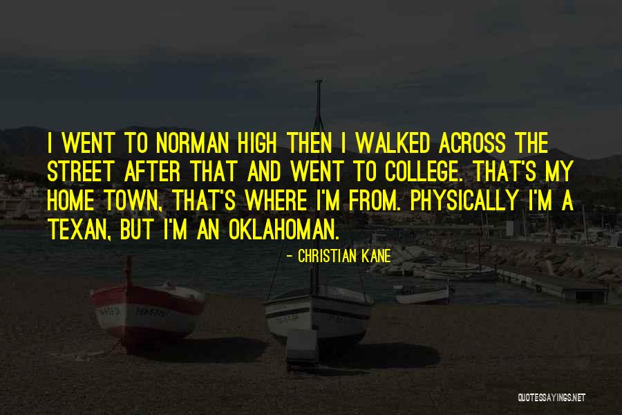 High Street Quotes By Christian Kane High Street Quotes By Christian Kane