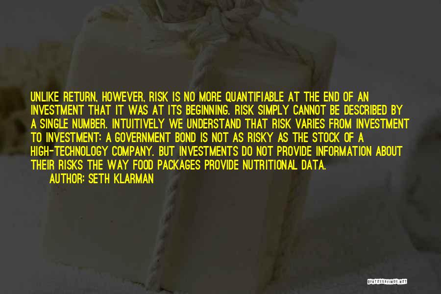 High Technology Quotes By Seth Klarman