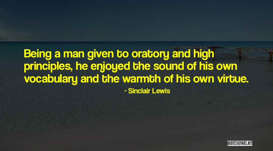 High Vocabulary Quotes By Sinclair Lewis