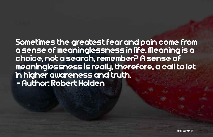 Higher Awareness Quotes By Robert Holden