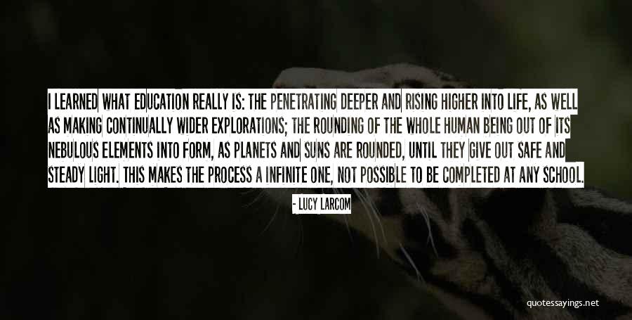 Higher Education Quotes By Lucy Larcom