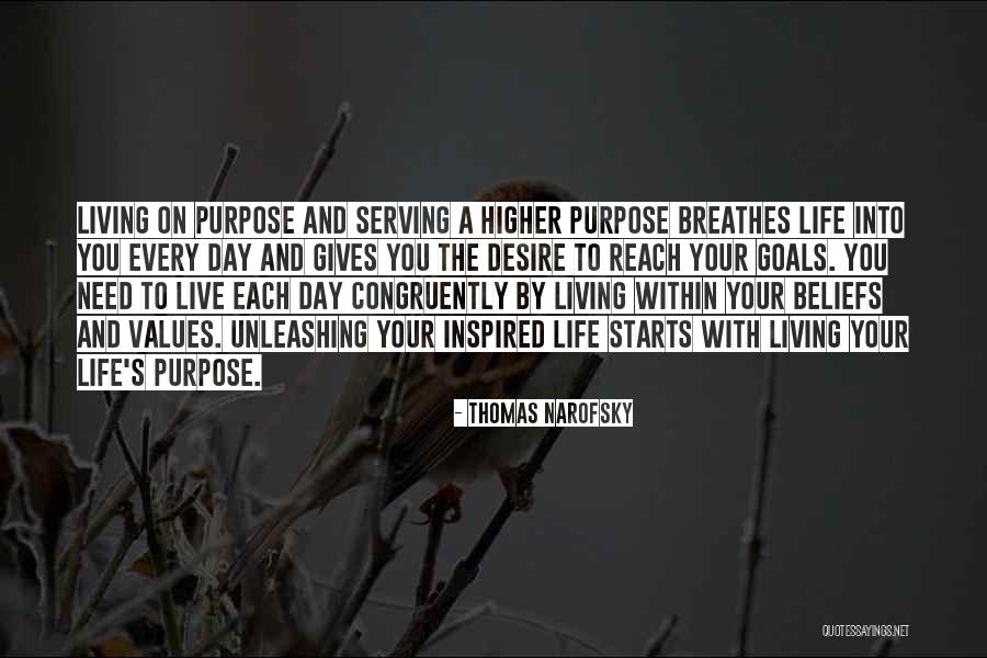 Higher Goals Quotes By Thomas Narofsky Higher Goals Quotes By Thomas Narofsky