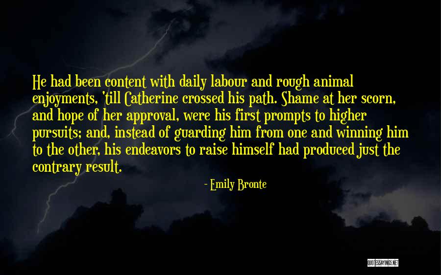 Higher Heights Quotes By Emily Bronte