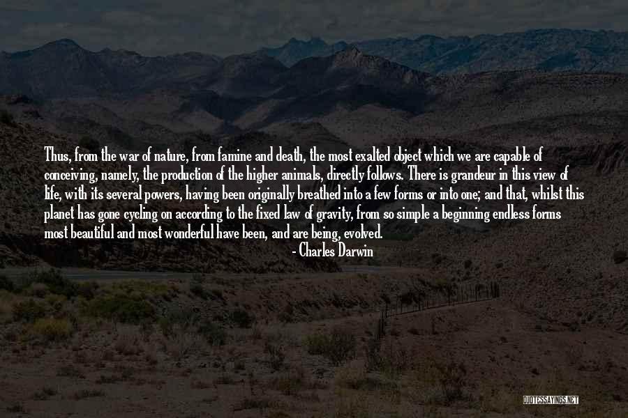 Higher Law Quotes By Charles Darwin