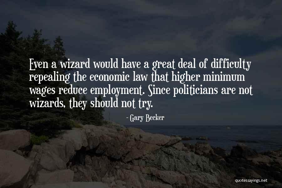 Higher Law Quotes By Gary Becker