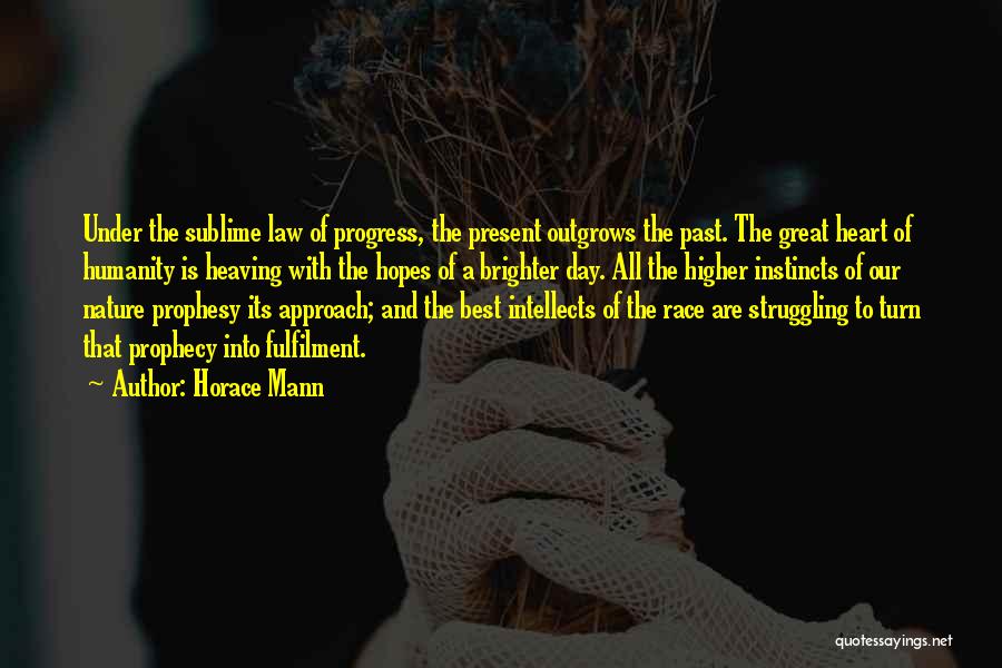 Higher Law Quotes By Horace Mann