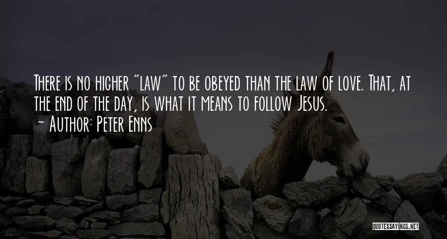 Higher Law Quotes By Peter Enns