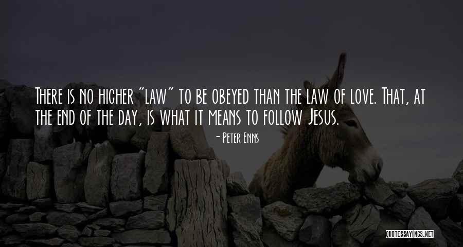 Higher Law Quotes By Peter Enns