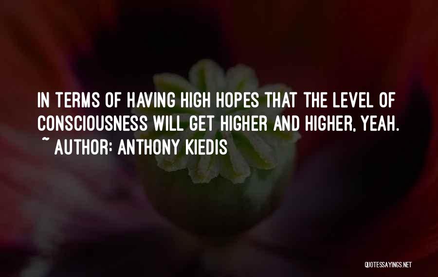 Higher Level Of Consciousness Quotes By Anthony Kiedis
