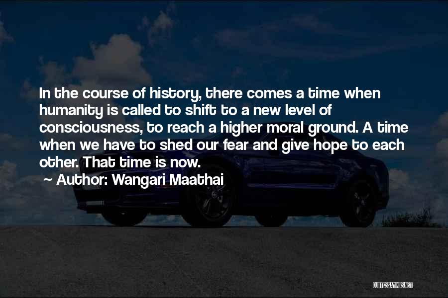 Higher Level Of Consciousness Quotes By Wangari Maathai