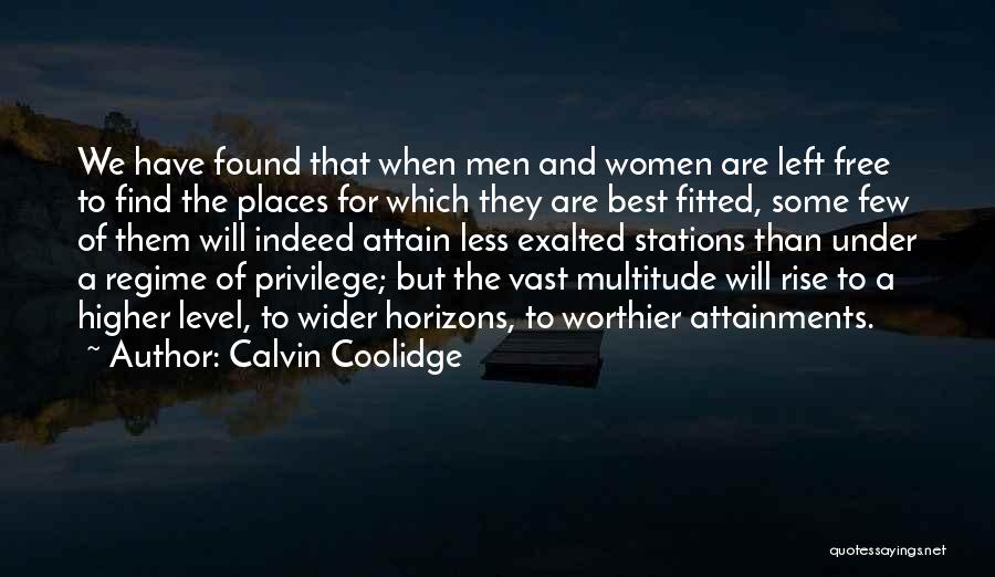 Higher Level Quotes By Calvin Coolidge