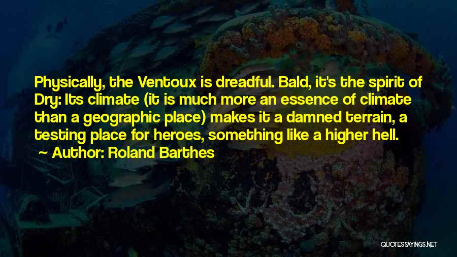 Higher Place Quotes By Roland Barthes