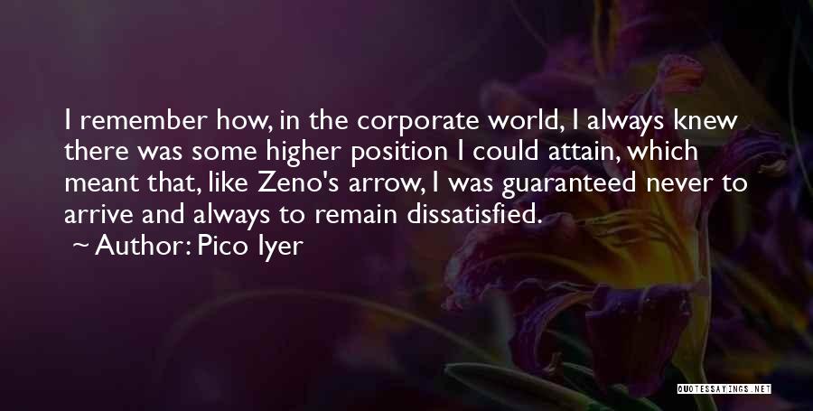 Higher Position Quotes By Pico Iyer