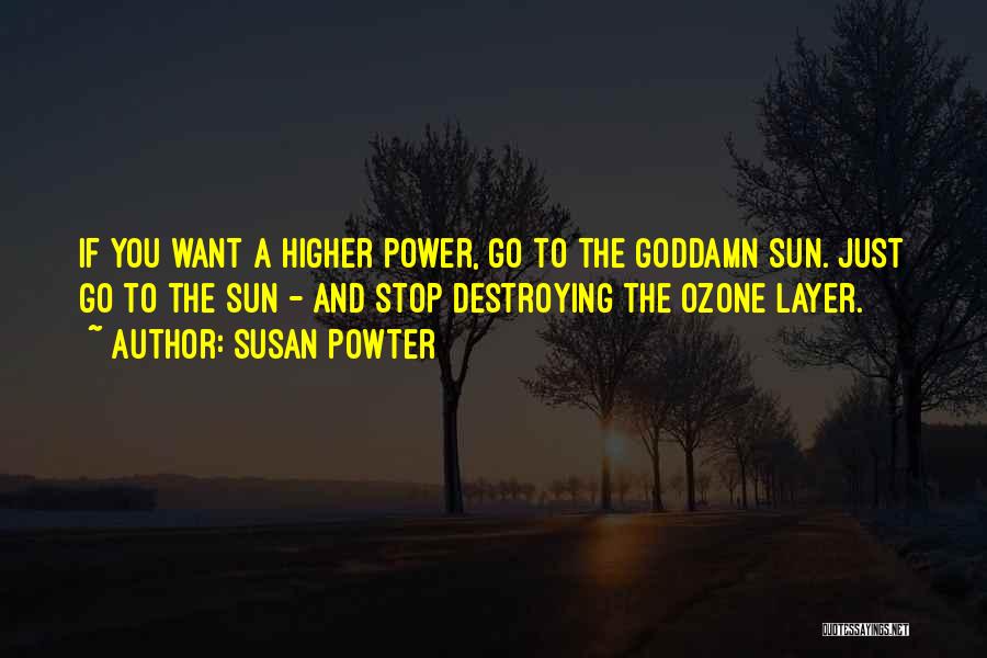 Higher Power Quotes By Susan Powter