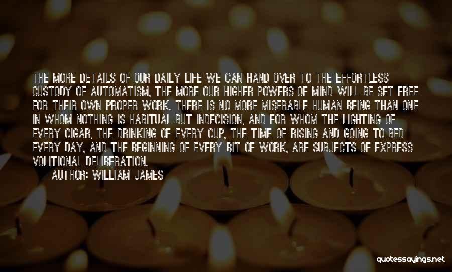 Higher Powers Quotes By William James