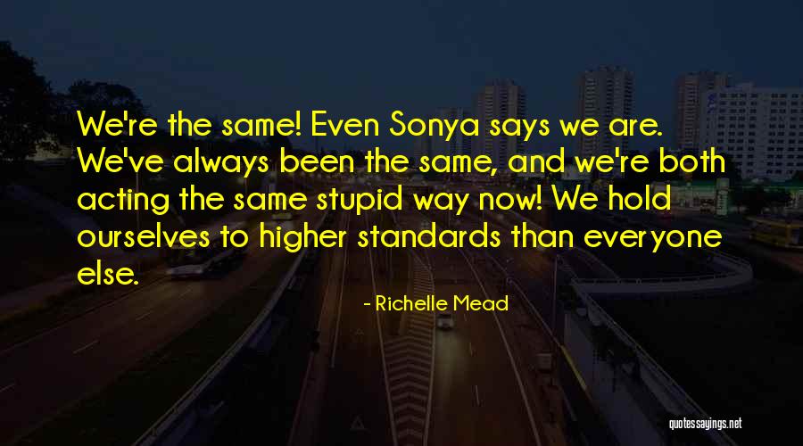 Higher Standards Quotes By Richelle Mead Higher Standards Quotes By Richelle Mead
