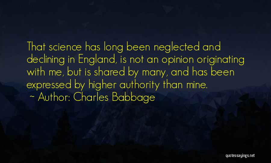 Higher Than Quotes By Charles Babbage