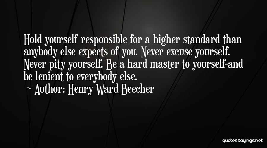 Higher Than Quotes By Henry Ward Beecher