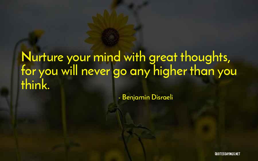 Higher Thoughts Quotes By Benjamin Disraeli