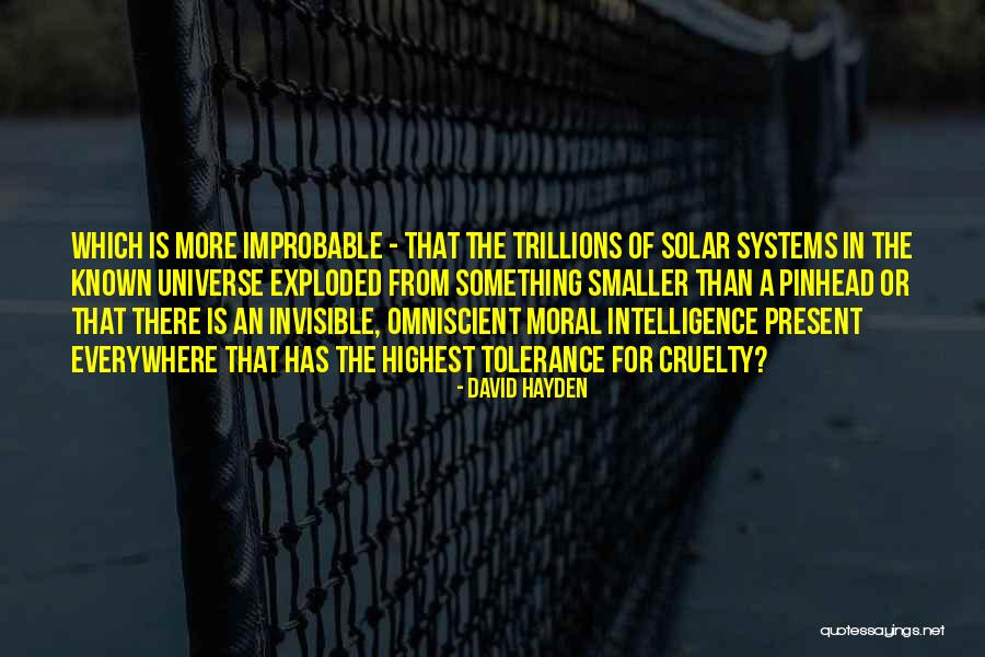 Highest Intelligence Quotes By David Hayden Highest Intelligence Quotes By David Hayden
