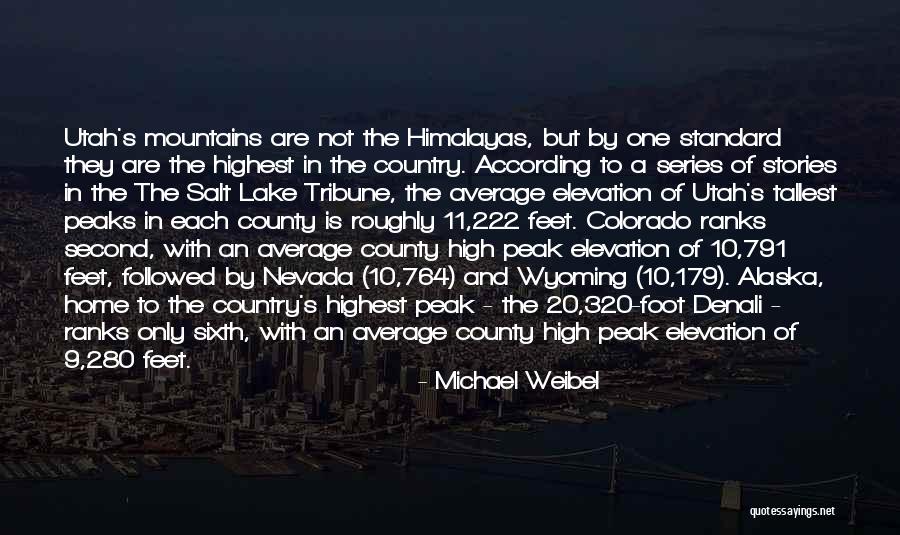 Highest Peak Quotes By Michael Weibel Highest Peak Quotes By Michael Weibel