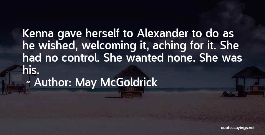 Highland Quotes By May McGoldrick