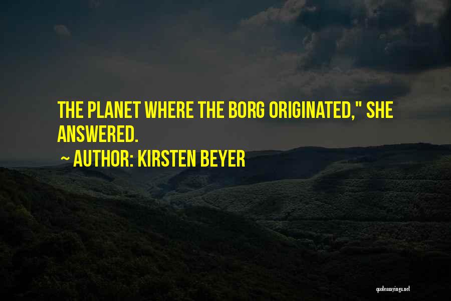 Highlight Recently Added Quotes By Kirsten Beyer