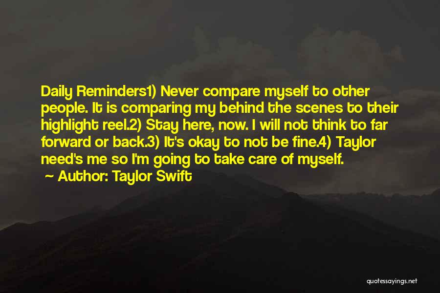 Highlight Reel Quotes By Taylor Swift