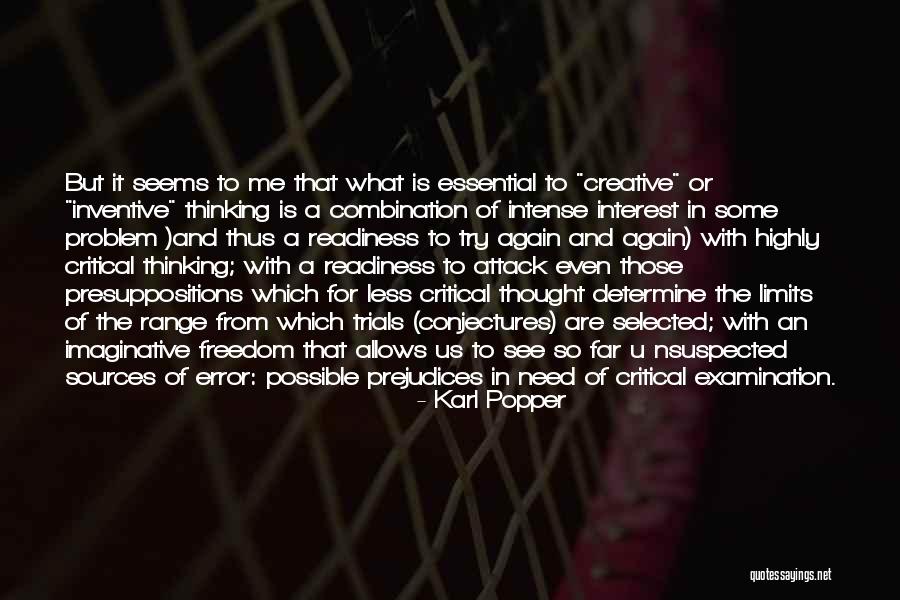 Highly Imaginative Quotes By Karl Popper Highly Imaginative Quotes By Karl Popper