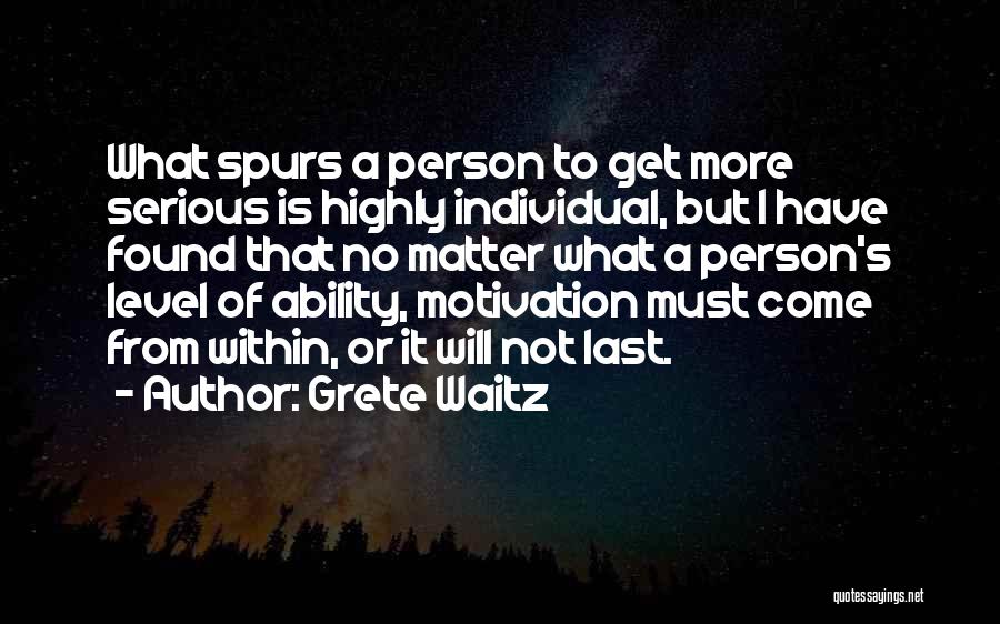 Highly Inspirational Quotes By Grete Waitz