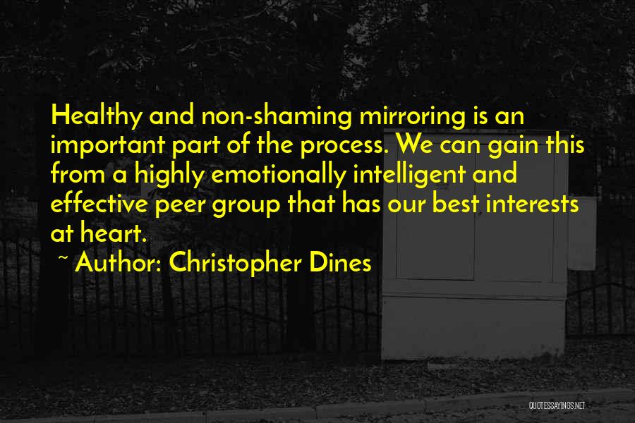 Highly Intelligent Quotes By Christopher Dines
