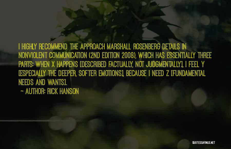 Highly Recommend Quotes By Rick Hanson