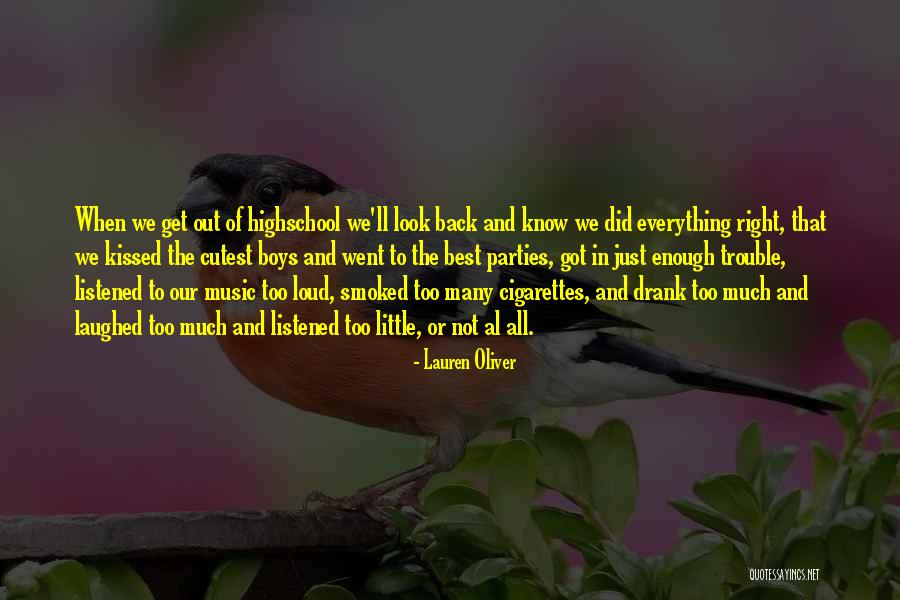Highschool Quotes By Lauren Oliver Highschool Quotes By Lauren Oliver