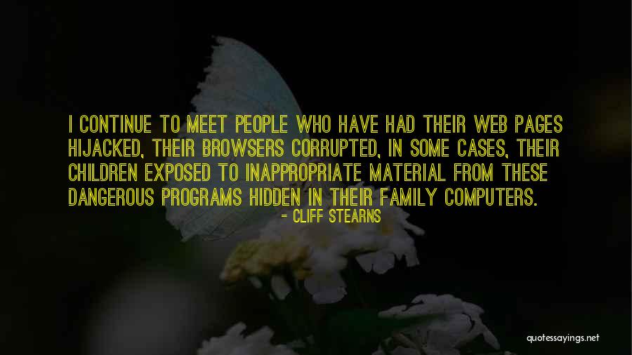 Hijacked Quotes By Cliff Stearns Hijacked Quotes By Cliff Stearns