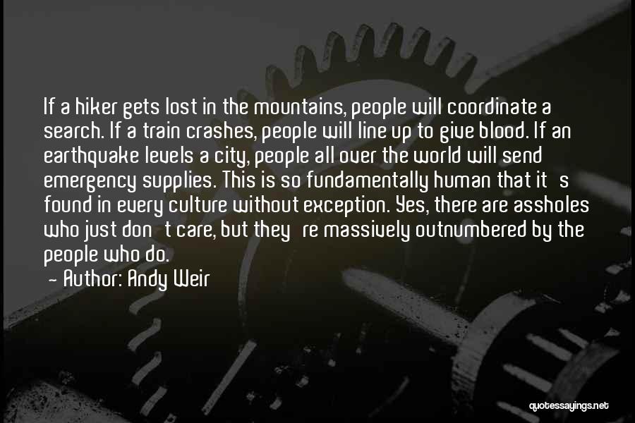Hiker Best Quotes By Andy Weir