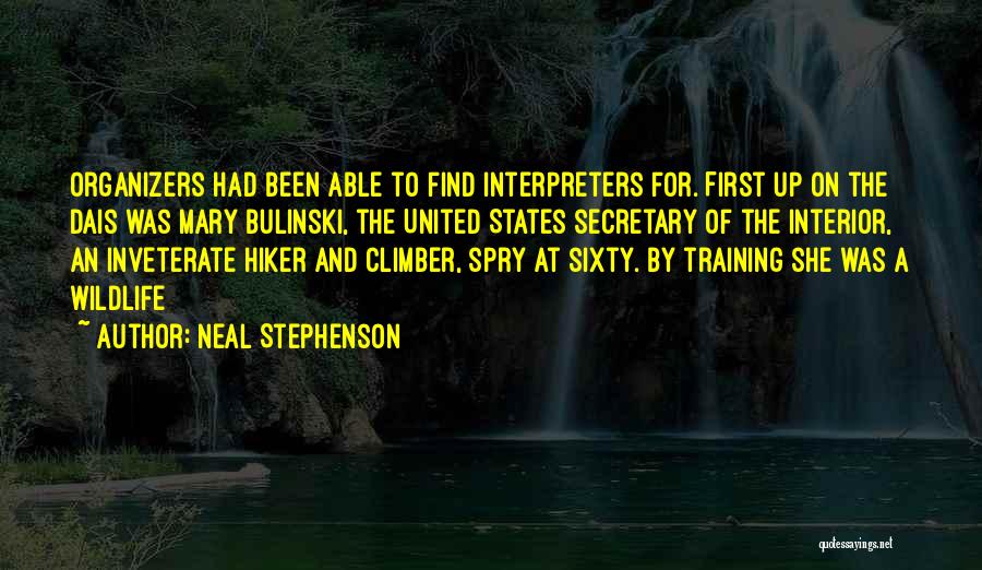 Hiker Best Quotes By Neal Stephenson
