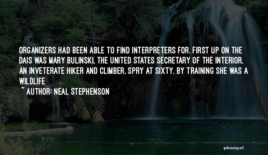 Hiker Quotes By Neal Stephenson