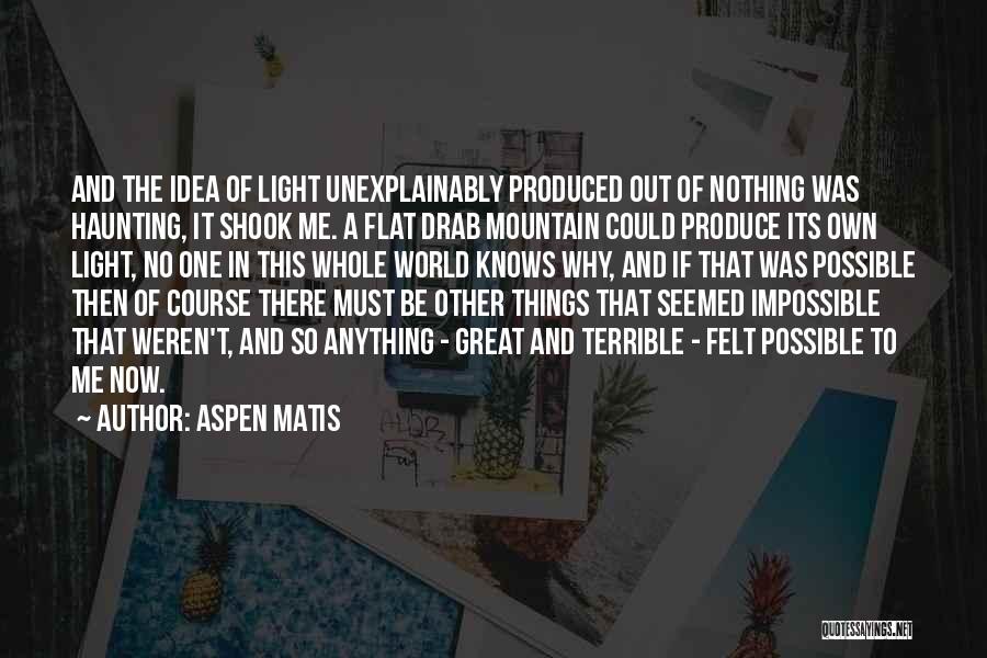 Hiking A Mountain Quotes By Aspen Matis