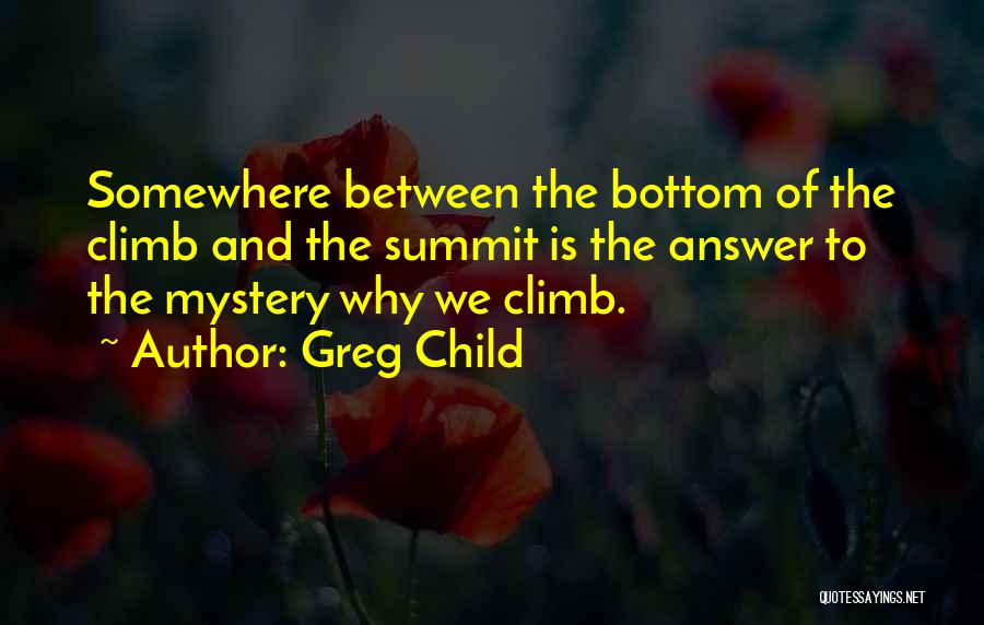 Hiking A Mountain Quotes By Greg Child