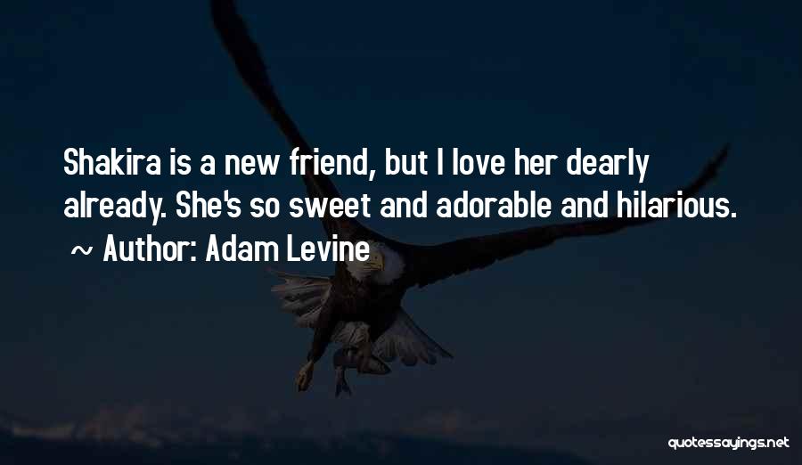 Hilarious Friends Quotes By Adam Levine