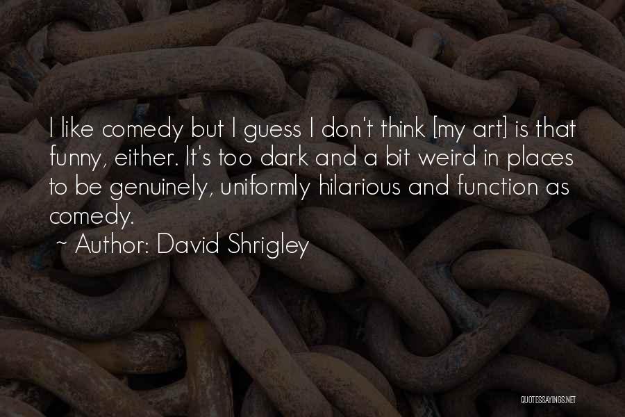 Hilarious Quotes By David Shrigley