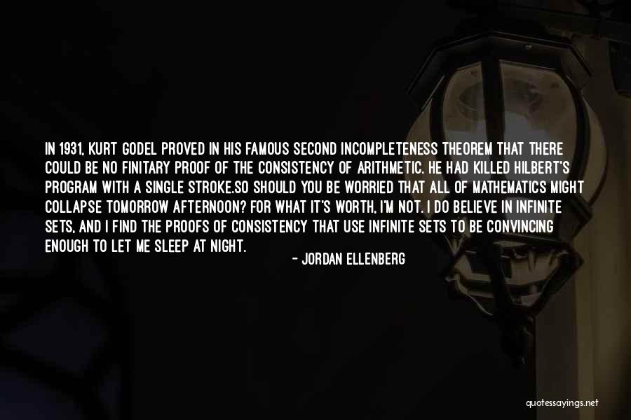 Hilbert Famous Quotes By Jordan Ellenberg