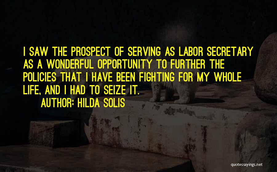 Hilda Quotes By Hilda Solis